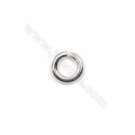 925 sterling silver open jump ring for necklace bracelet jewelry making 1.2x5mm 100pcs/pack