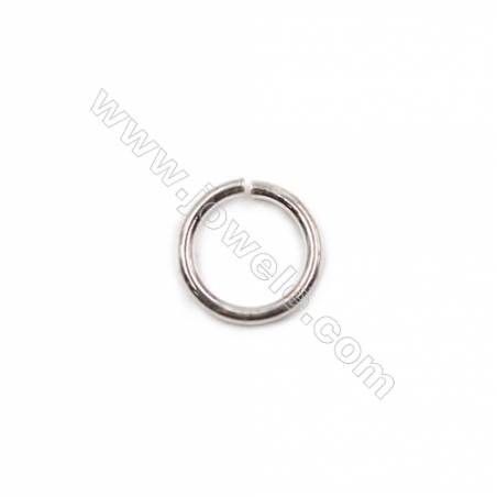 925 sterling silver open jump ring for necklace bracelet jewelry making 0.9x7mm 100pcs/pack