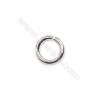 DIY necklace bracelet findings 925 sterling silver open jump ring 1.2x7mm 50pcs/pack