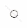 DIY necklace bracelet findings 925 sterling silver open jump ring 1.3x8mm 50 pcs/pack