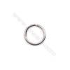 Wholesale fashion bracelet necklace findings 925 sterling silver open jump ring 1.3x10mm  40pcs/pack