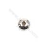 Abacus beads spacer sterling silver findings for necklace bracelet making-O07S3  size 6x3.0mm hole 1.4mm 100pcs/pack