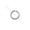 Wholesale fashion bracelet necklace findings 925 sterling silver open jump ring 1.5x9.2mm 30pcs/pack