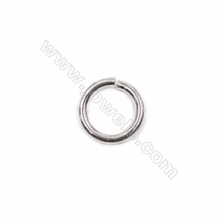 Wholesale jewelry accessories 925 sterling silver open jump ring 1.5x10mm  20pcs/pack
