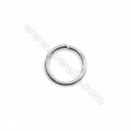 Wholesale fashion bracelet necklace findings 925 sterling silver open jump ring 1.5x12mm  20pcs/pack