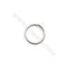 Jewelry findings 925 sterling silver double loops split ring 7x0.7mm  50pcs/pack