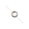 Wholesale 925 sterling silver closed jump ring for jewelry making  size 3x0.7mm 300pcs/pack