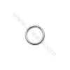 High quality 925 sterling silver closed jump ring jewelry findings 10x1.2mm 30pcs/pack