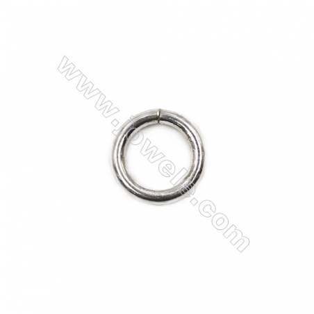 Jewelry findings 925 sterling silver closed jump ring  9x1.4mm 20pcs/pack