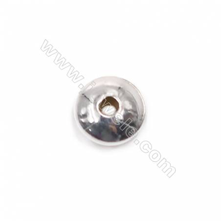 Perles de séparateurs rondelles en argent925-M7S3  5mm  l'épaisseur de 3.0mm  trou 1.5mm 100pcs/paquet