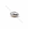 Flat round sterling silver spacer beads -M7S3  size 5mm  thick 3.0mm  hole 1.5mm 100pcs/pack