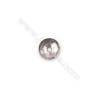 Sterling silver smooth beads cap  4 x1mm  hole 0.7mm 300pcs/pack