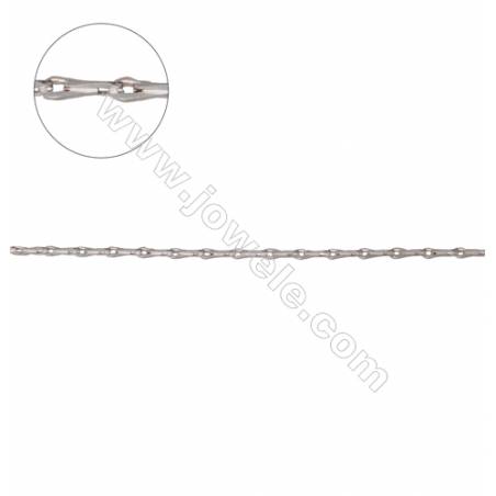 Wholesale sterling silver seed chain-G8S12  size: about1.2mm width