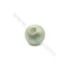 Eletroplating Colorful Shell Pearl Beads Single Beads  Round(Matte)  Diameter 10mm  Hole about 2.5mm  50pcs/pack