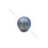 Eletroplating Colorful Shell Pearl Beads Single Beads  Round(Matte)  Diameter 10mm  Hole about 2.5mm  50pcs/pack