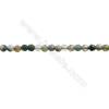 Natural Indian Agate Bead Strands  Round(Faceted)  Diameter 4mm  Hole 0.7mm  15~16"x1strand