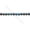 Natural Flower Agate Bead Strands  Round(Faceted)  Diameter 8mm  Hole 1mm  15~16"x1strand