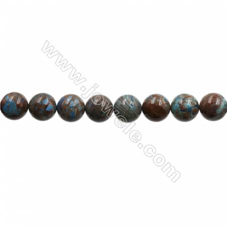 Natural Flower Agate Bead Strands  Round  Diameter 12mm  Hole 1mm  15~16"x1strand