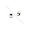 925 Sterling Silver Spacer Beads  Ring  Diameter 5mm  Hole 2mm  50pcs/pack