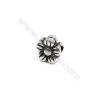 Thai Sterling Silver Beads  Flower  Size 8x8mm  Hole 1mm  20pcs/pack