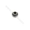 Thai Sterling Silver Beads  Round  Diameter 5mm  Hole 2mm  80pcs/pack