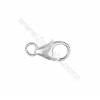 Lobster clasp in 925 sterling silver, 8x12 mm, x 20 pcs