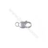 Sterling silver 925 lobster clasp, 4x10mm, x 30 pcs