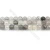 Fantôme cristal perles Naturel Nuage cristal rond facette sur fil  Taille 6mm de diamètre  trou 0.6mm  15~16"/fil