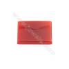 Cabochons en Agate rouge rectangle  Taille 15X20mm 10pcs/paquet