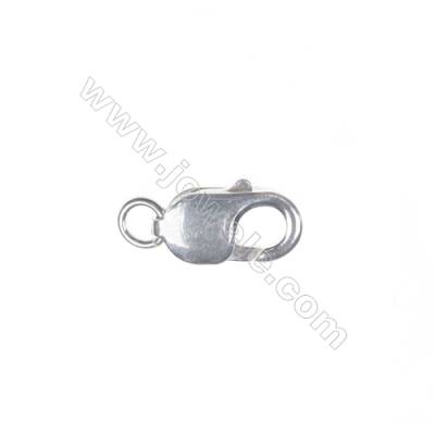 Sterling silver 925 lobster clasp, 10x18 mm, x 5pcs