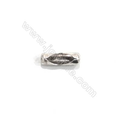 925 sterling silver ball chain connector clasp, 3x10mm, x 60 pcs