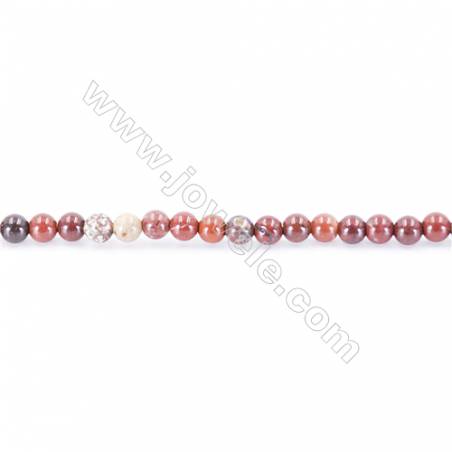 Natural Mookaite Beads Strand  Round diameter 2mm   hole 0.4mm   about 173 beads/strand 15~16‘’