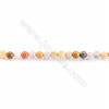 Natural Crazy Lace Agate Beads Strand  Round  diameter 2mm   hole 0.4mm   about 181 beads/strand 15~16‘’