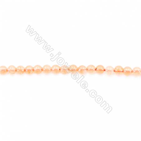 Natural Red Aventurine Beads Strand  Round  diameter 2mm   hole 0.4mm   about 172 beads/strand 15~16‘’