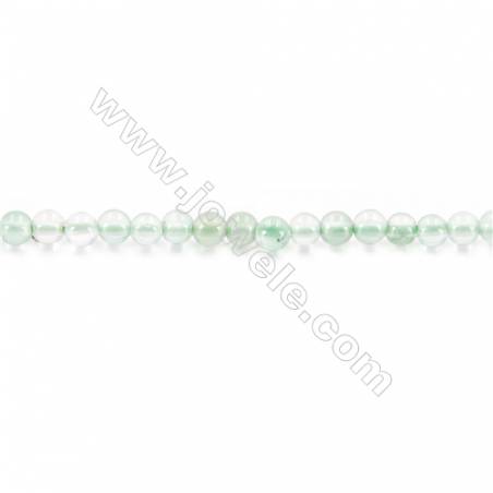 綠花瑪瑙圓形串珠 直徑 2毫米 孔徑 0.4毫米 約190個珠子/條 15~16‘’