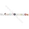 Natural Mix Colors Amazonite Beads Strands  Faceted Round  Diameter 4mm  Hole: 0.8mm  about 99 beads/strand  15~16‘’