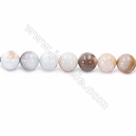 Natural Mix Colors Amazonite Beads Strands  Round  Diameter 12mm  Hole: 1.2mm  about 33 beads/strand  15~16‘’