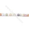 Natural Mix Color Frosted Amazonite Beads Strands  Abacus  Size 4x6mm  Hole: 1mm  about 93 beads/strand  15~16‘’