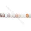 Natural Mix Color Frosted Amazonite Beads Strands  Abacus  Size 5x8mm  Hole: 1mm  about 75 beads/strand  15~16‘’