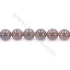Natural Grey Agate Beads Strand  Round  diameter 16mm  Hole: 1.5mm  about 25 beads/strand  15~16‘’