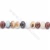 Natural Mix Color Amazonite Beads Strands  Abacus  Size 8x12mm  Hole: 1.2mm  about 49 beads/strand  15~16‘’