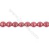 Natural Red Agate Beads Strand  Flat Round  Diameter 12mm  Hole: 1mm  about 33 beads/strand  15~16‘’