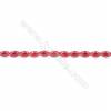 Natural Red Agate Beads Strand  Rice  Size 5x8mm  Hole: 1mm  about 49 beads/strand  15~16‘’