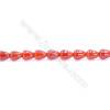 Natural Red Agate Beads Strand  Teardrop  Size 8x10mm  Hole: 1mm  about 40 beads/strand  15~16‘’