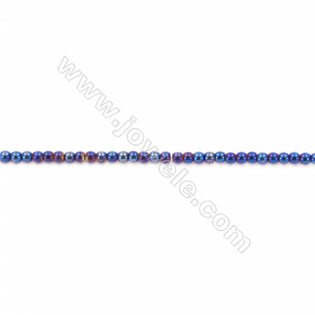 Hematite multicolorida Redonda Diâmetro3mm Furo1mm 39-40cm/Fio