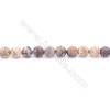 Frosted Leopard Skin Jasper Beads Strand  Round  Diameter 8mm  hole 1mm  about 52 beads/strand  15~16"