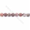 Frosted Leopard Skin Jasper Beads Strand  Round  Diameter 10mm  hole 1mm  about 39 beads/strand  15~16"