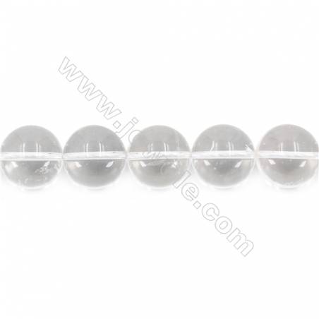 Natural Rock Crystal Beads Strand  Round  Diameter 18mm  hole 1.5mm  about 21 beads/strand 15~16"