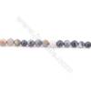 Frosted Picasso Jasper Beads Strand  Round  Diameter 6mm  hole 1mm  about 66 beads/strand 15~16"