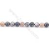 Frosted Picasso Jasper Beads Strand  Round  Diameter 8mm  hole 1mm  about 51 beads/strand 15~16"